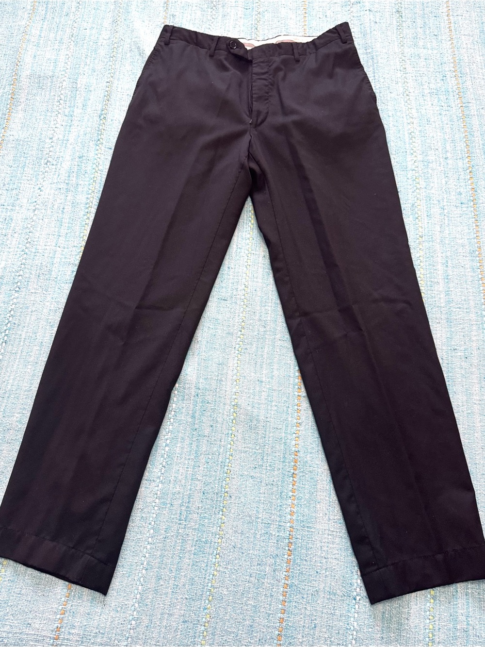 Canali Black Tailored Dress Trousers .

Pants have been hemmed to length shown